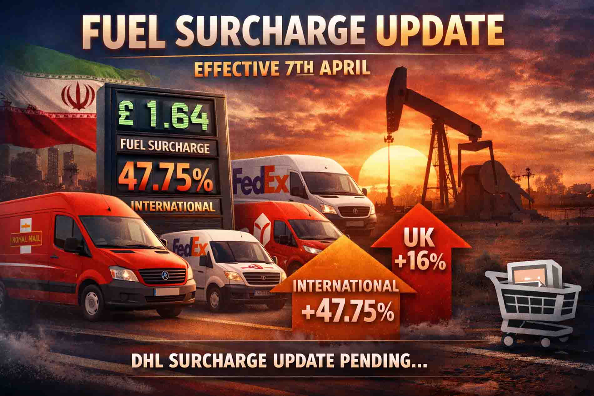 Delivery Charge Increases