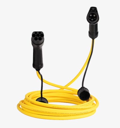 Yellow 15 Metre Type 1 EV Charging Cable 