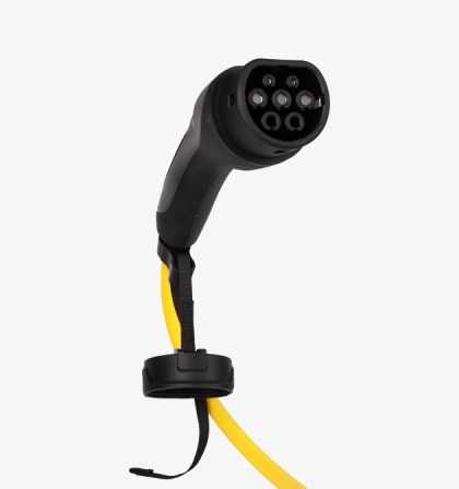 5 Metre Type 2 Coiled EV Charging Cable – 32A  22kW