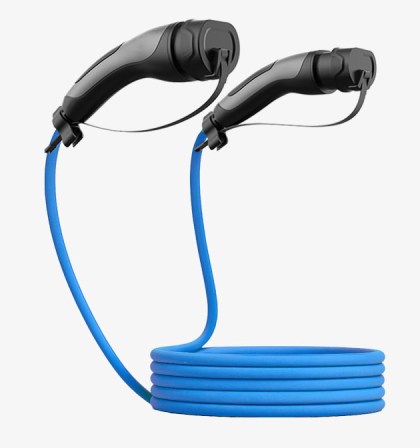 Grey Type 2 1Phase EV Charging Cable – 32A 7kW