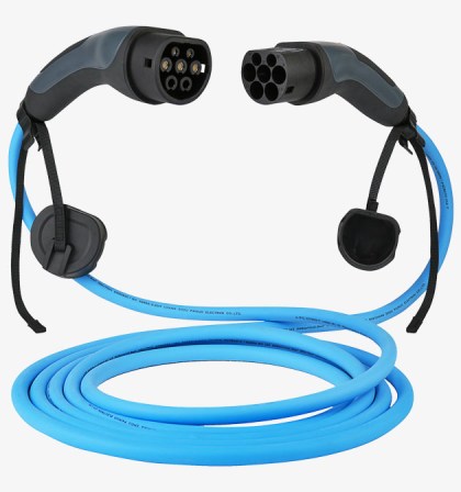 Grey Type 2 1Phase EV Charging Cable – 32A 7kW